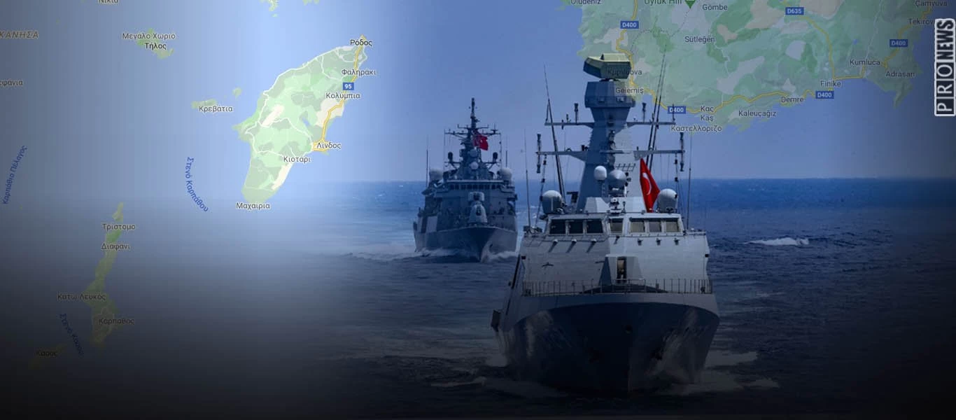 Η απάντηση της Άγκυρας στις απειλές της Ελλάδας για κυρώσεις μέσω ΕΕ: Ασκήσεις με πυρά μεταξύ Ρόδου & Μεγίστης